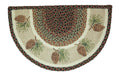 Earth Rugs Rug, 18 by 29, Burgundy/Black/Sage