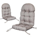 Mguio Adirondack Chair Cushion, Outdoor Rocking Chair Cushions Set Of 2, Water Resistant Glider Rocker Chairs Replacement Cushio