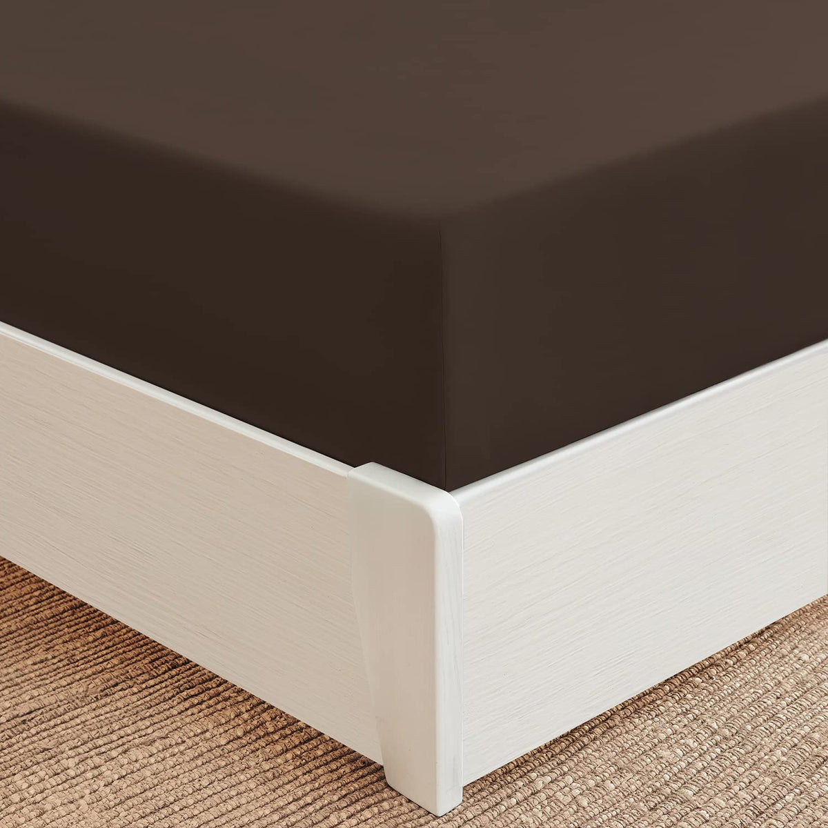 Mellanni Full Fitted Sheet - Deep Pocket Cooling Sheets Up To 16 Inch - Hotel Luxury Bedding - Softest Sheets - Wrinkle, Fade, S
