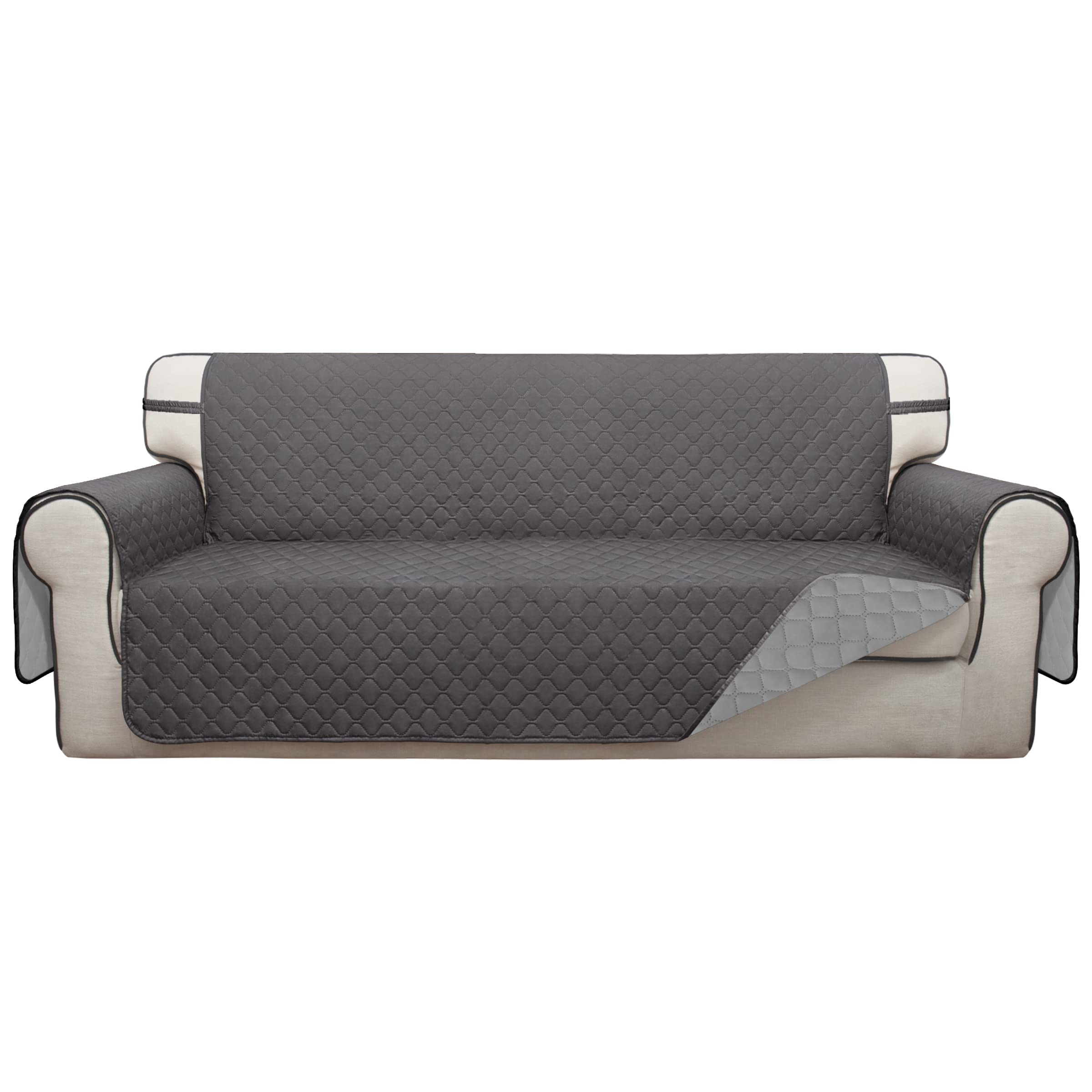 ISSUNTEX Double Protection 100% Waterproof Sofa Covers for Living Room, Reversible Couch Covers for 3 Cushion Couch Sofa, Furnit