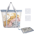 50L Foldable Mesh Laundry Basket WallMounted Laundry Hamper