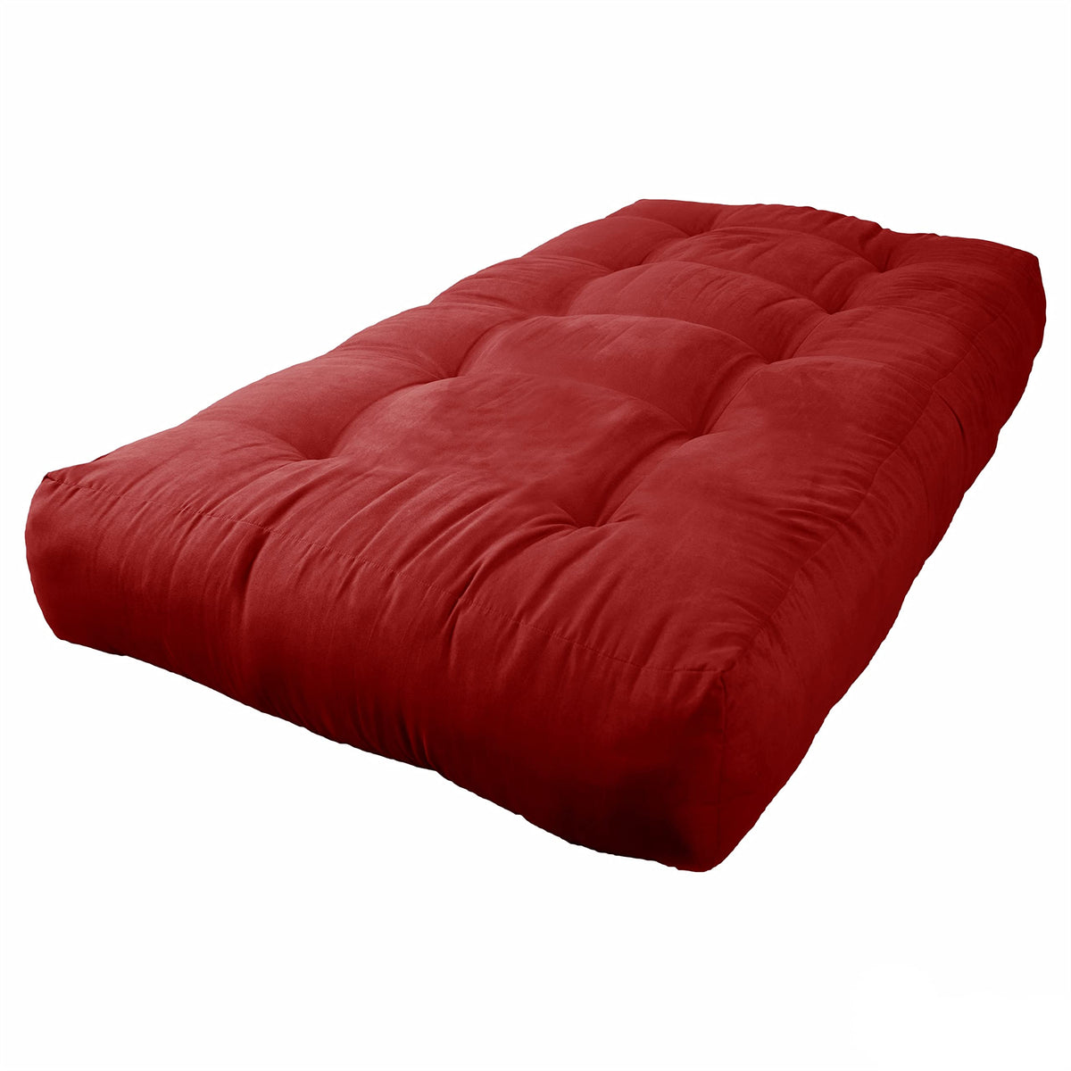 Blazing Needles Vitality 10&quot; Microsuede Futon Mattress, Twin, Cardinal Red