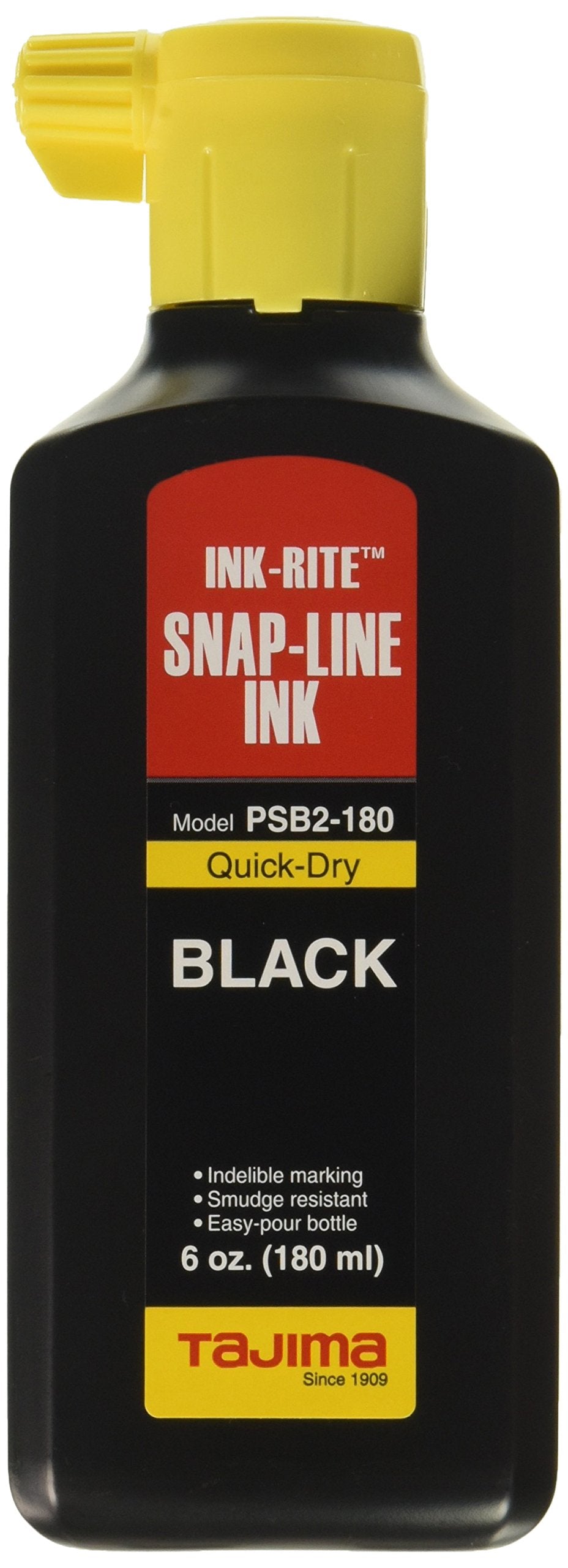 Tajima Psb2-180 Ink-Rite Quick Dry Black Ink, 6 Oz