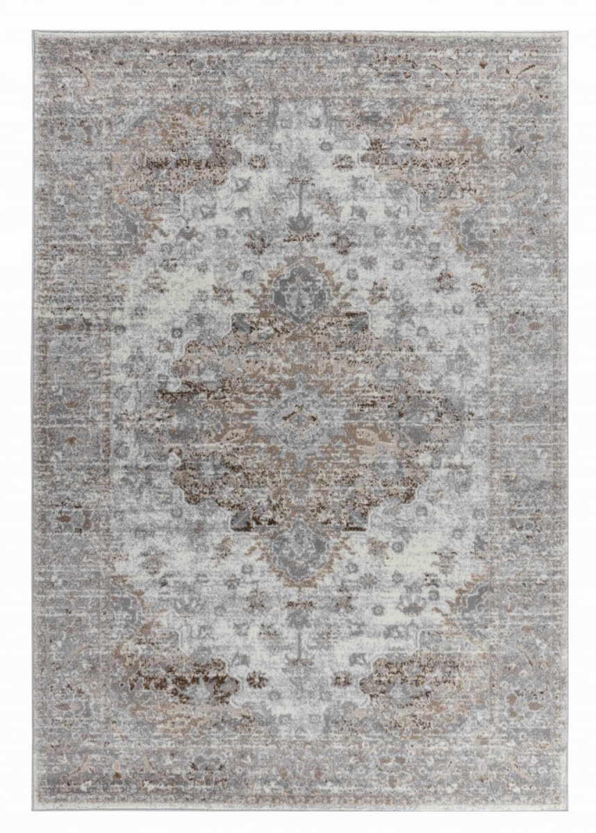 HomeRoots 506641 8 x 11 ft. Brown Oriental Rectangle Area Rug