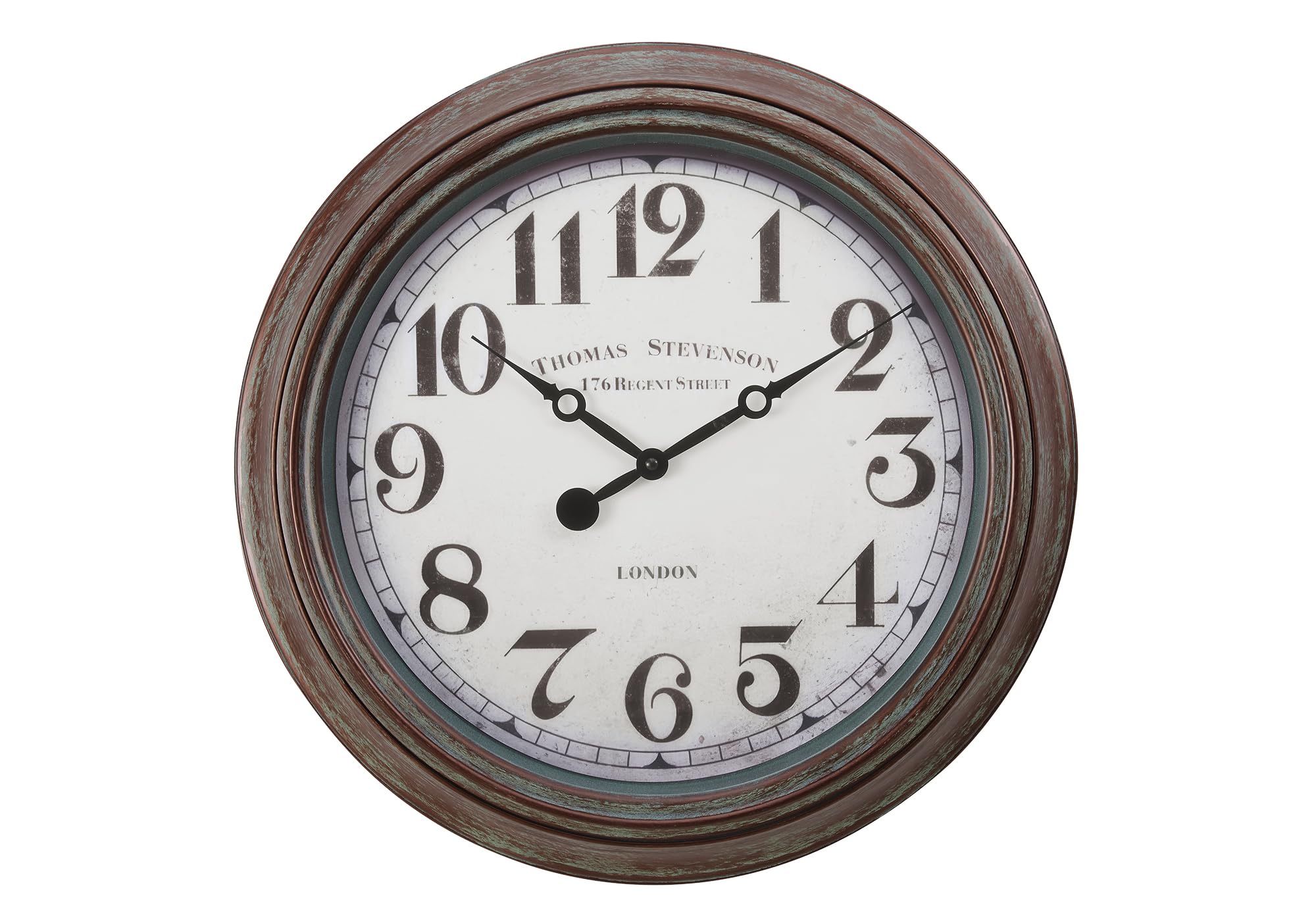 Monarch Specialties I 9049 Clocks, 20' Round, Wall Clock, Antique Brown, Transitional