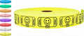 Tacticai 2000 Raffle Tickets, Smile, Yellow (8 Color Selection), Single Roll, Ticket For Events, Entry, Class Reward, Fundraiser