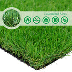 Petgrow Realistic Artificial Grass Turf -5Ftx10Ft(50 Square Ft), Thick Fake Grass Pet Dog Mat Pad With Drain Holes- Indoor Outdo
