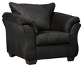 Signature Design by Ashley Darcy Casual Plush Chair, Black