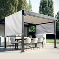 Wowangce Universal Pergola Replacement Canopy Outdoor Canopy Shade Cover Beige Waterproof Shade Canopy Top Cover For Outdoor Pat