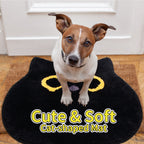 Nigoways Bathroom Rug,Soft Cat Rug,Cute Black Cat Bath Mat For Bathroom, Bedroom,Non Slip Rug,Bath Rugs For Home Decorations,Hou