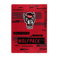 North Carolina State Wolfpack Blanket 60x80 Raschel Digitize Design
