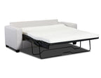 American Furniture Classics Relay Linen Sleeper with Two Throw Pillows Sofas, Soft Washed Cream Tweed