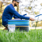 Lawn Chair Usa Chair Replacement Lawn Chair Webbing - Webbing For Lawn Chairs. Uv-Resistant Straps Made With Durable Polypropylene. Chair Webbing Kit (3' X 50', Orange And White)