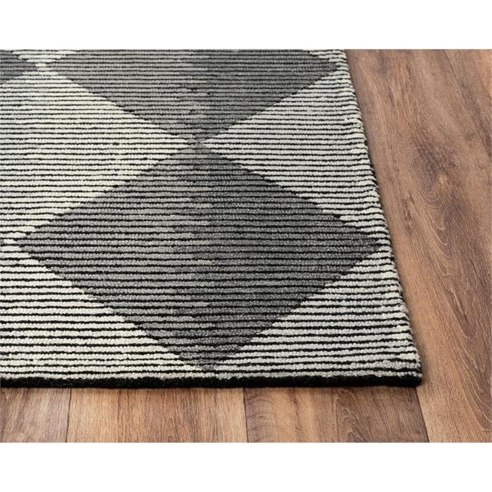 Rizzy Rugs Alora Decor Addison Gray 7'9"X9'9" Tufted Wool Rug