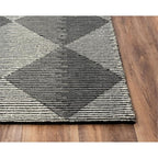 Rizzy Rugs Alora Decor Addison Gray 7'9"X9'9" Tufted Wool Rug