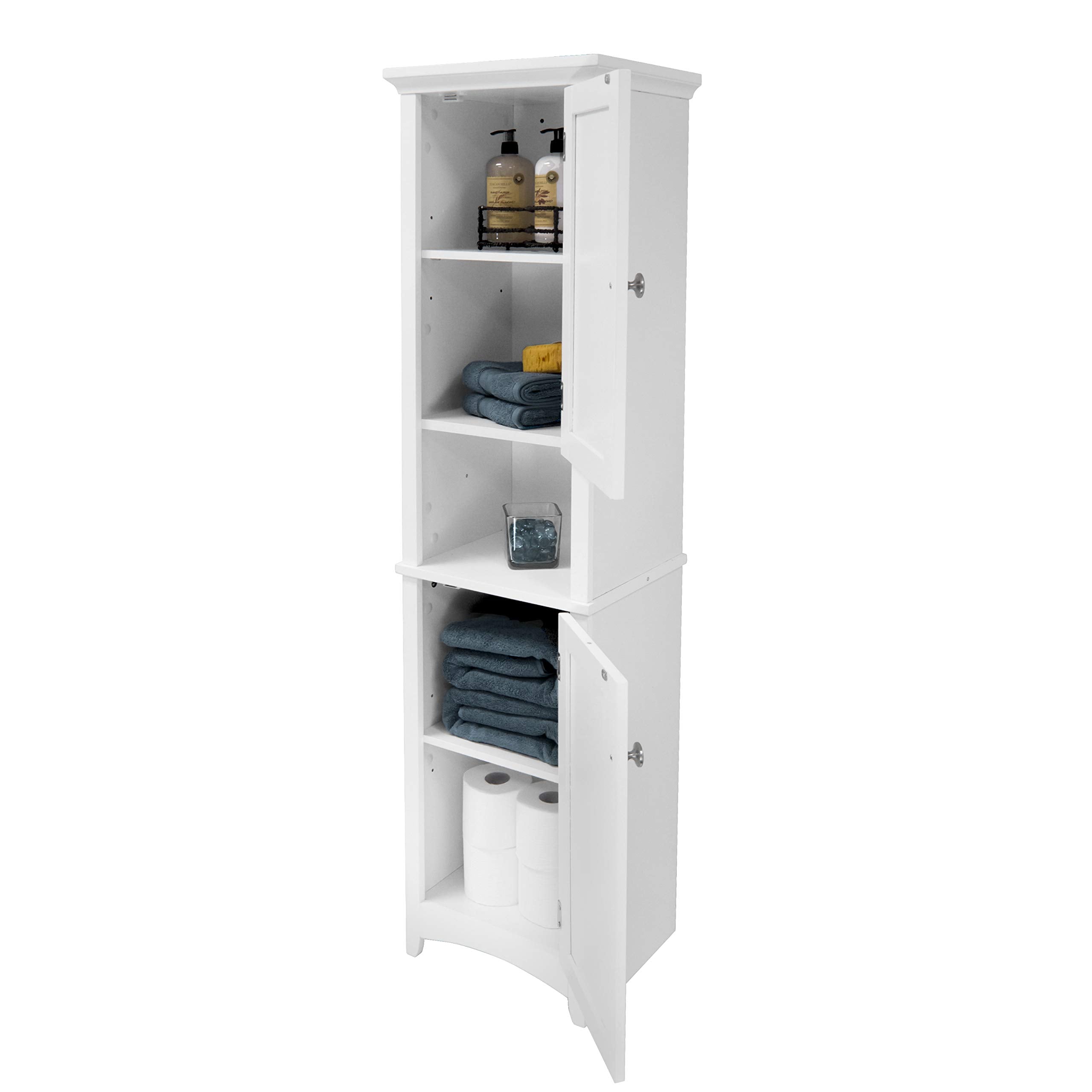 OS Home and Office storage tower, white