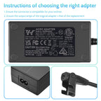 Power Recliner Power Supply, Sopito Universal Ac/Dc Adapter Kit 100-240V -With Extension Cord, 29V 2A Transformer 2-Pin Connector, Replacement Part For Lazy Boy, Limoss, Okin