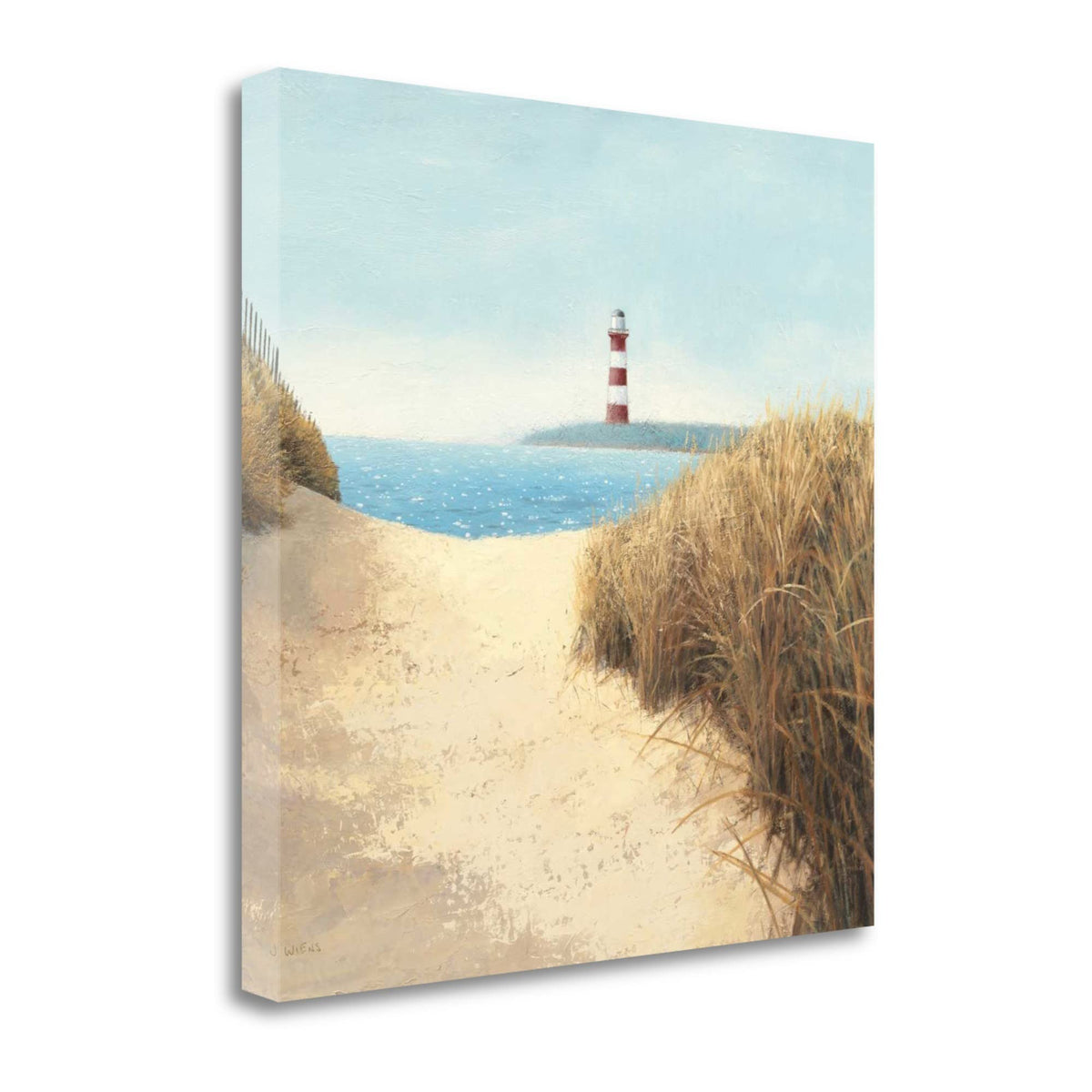 25' Sweet Beach Pathway Giclee Print on Gallery Wrap Canvas Wall Art