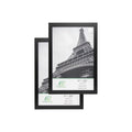 FrameWorks 11    x 22    2-Pack Black Back-Loading Wooden Poster Frame with Classic Edges