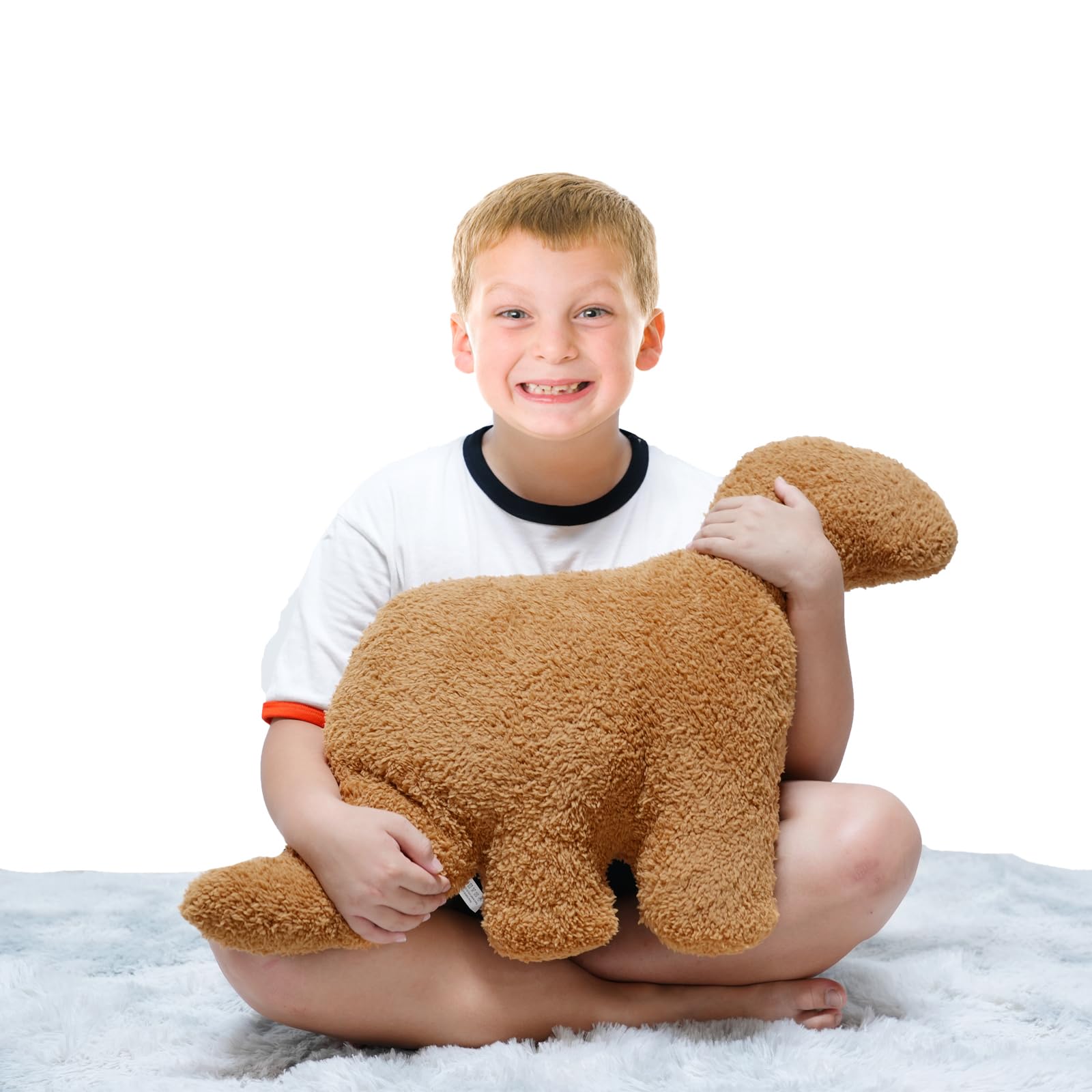 Tvvpgg Dino Nugget Plush,Large 24 In Dino Nugget Pillow Stuffed Toy, Funny Dino Chicken Nuggets Pillow Gifts For Kids Adults Gir