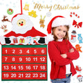 TOY Life Christmas Nativity Advent Calendar 2024 Kids Toddler Christmas Countdown Calendar Hanging Advent Calendar Santa Decorat