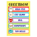 Whatsign Class Greetings Poster 12'X 18' Classroom Decorations,Classroom Rules Poster,Classroom Posters,Educational Poster For