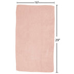Fromm Softees Microfiber Salon Hair Towels For Hairstylists, Barbers, Spa, Gym In Light Pink, 16' By 29', 10 Count Perfect Hai