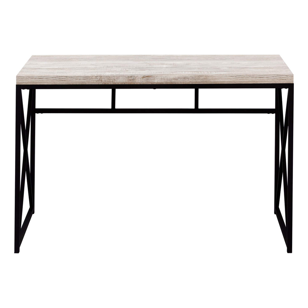 Monarch Specialties Computer Desk - Contemporary Home & Office Desk - Scratch-Resistant - 48?L (Taupe)