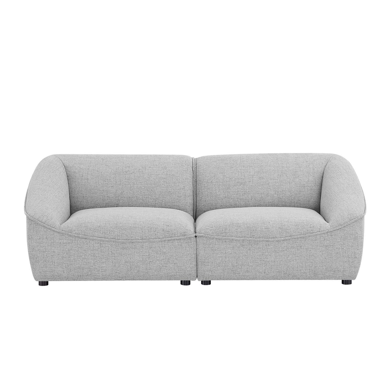 Modway Comprise Fabric Upholstered Sectional, Loveseat - Thumbnail 4