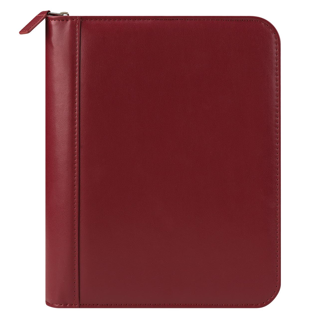 Franklincovey - Fc Signature Binder - Leather - Zipper Binder For Planners (Classic, Red)