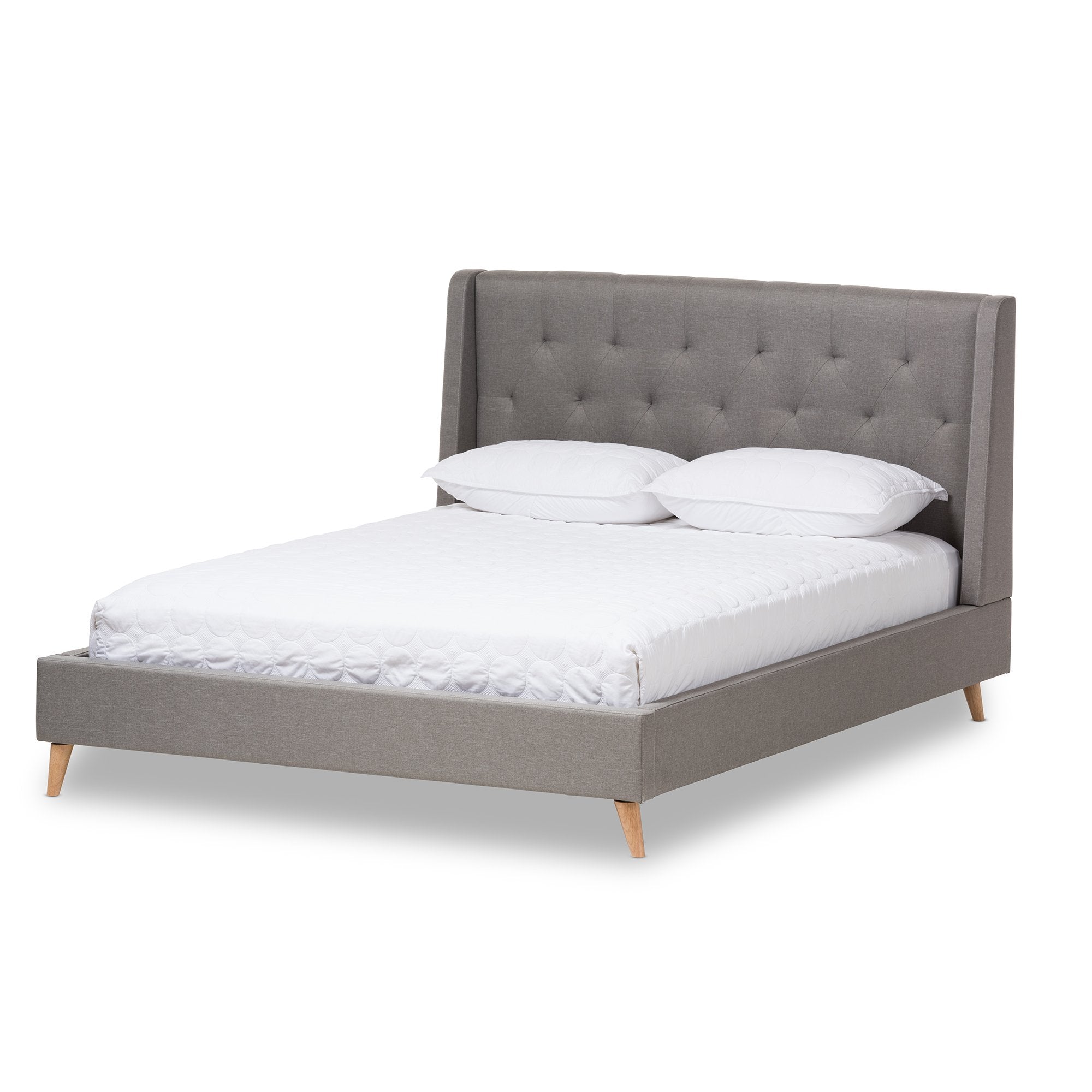 Baxton Studio Adelaide King Size Platform Bed