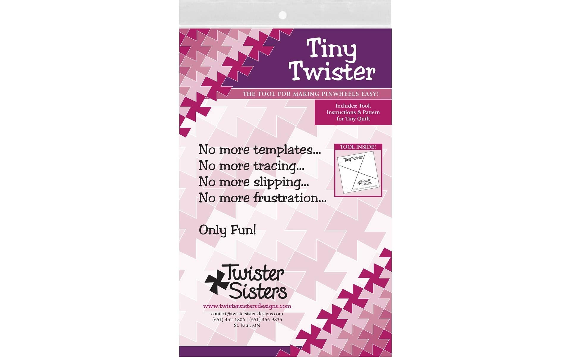Twister Sisters Designs Tiny Twister Pinwheel, None