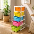 5Xl Extra Large Plastic Drawer Organizer  Modular Storage Cabinet For Kitchen, Bathroom & Home (SpaceSaving Design, 27X32X85 C
