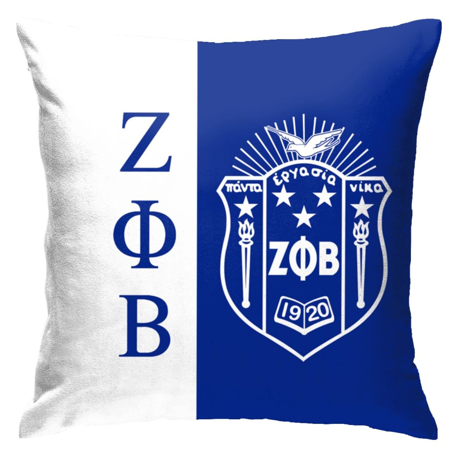 Sorority Gifts Pillowcase Pillow Covers Decorative 18'X18' Throw Pillow Cases Sorority Paraphernalia Gifts
