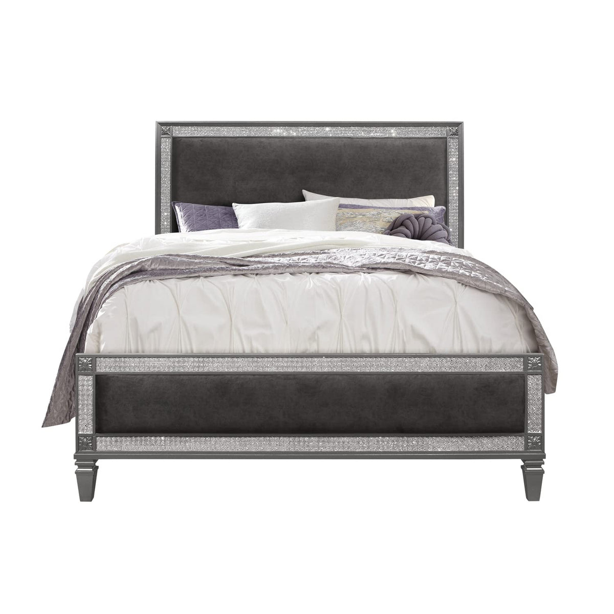 Global Furniture Usa Stella Grey Queen Bed