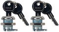 Jquad (2 Pack Keyed Alike) Truck Tool Box Locks With Keys - Replacement Pickup Toolbox Lock Cylinder For Latch (2 Pack)