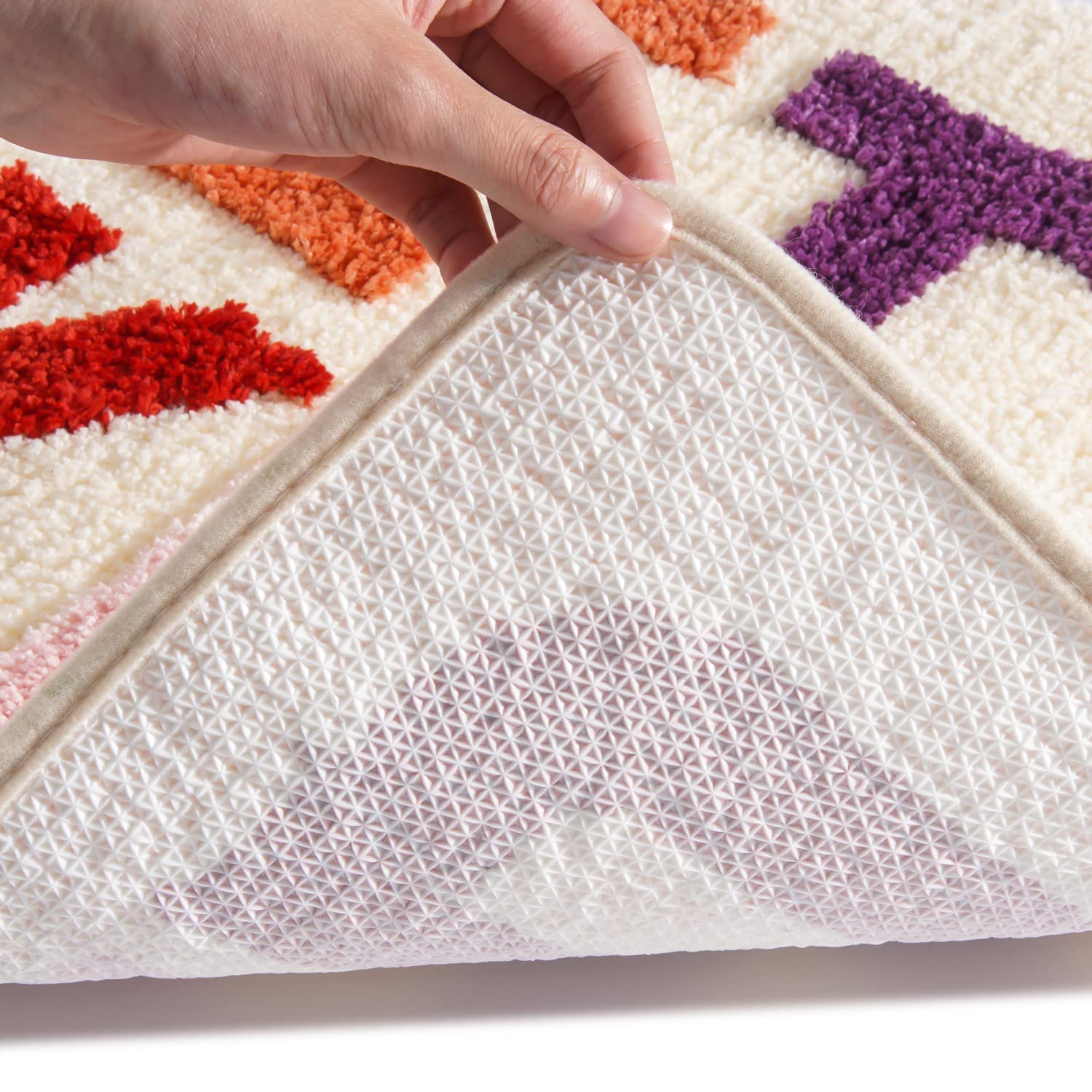 Qjhomo Get Naked Bath Mat Cute Bathroom Rugs Funny Non Slip Bathtub Decor Mats Super Absorbent Floor Carpet Machine Washable Bah