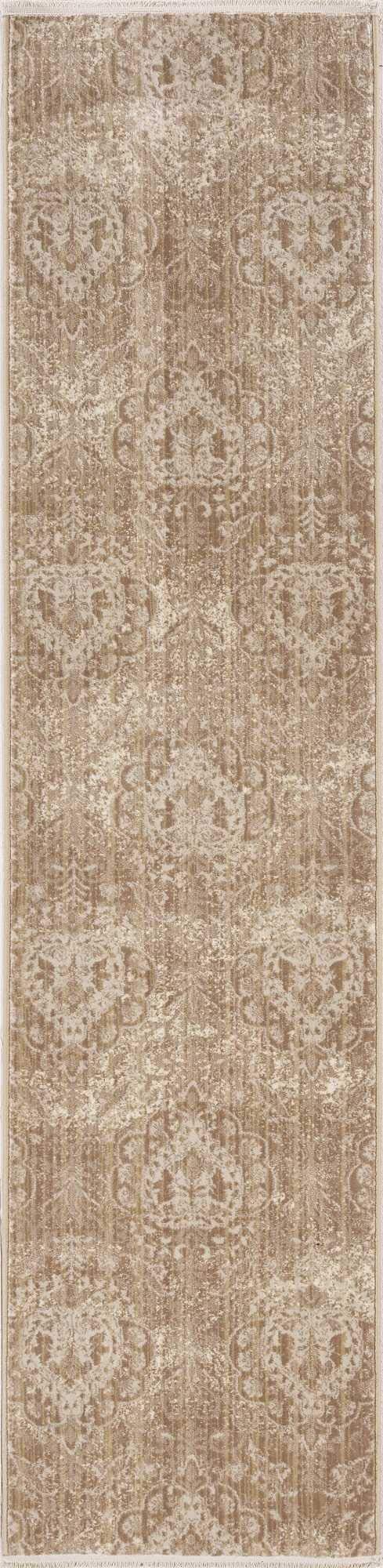 HomeRoots Decor 96' X 120' X 0.'5' Sand Polypropylene Rug