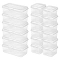 Sterilite Large FlipTop, 6 Pack Bundled with Small FlipTop, 12 Pack
