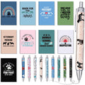 Resurhang 18 Pcs Christmas Vet Tech Appreciation Gifts Set Includes 9 Veterinarian Notebook Journal & 9 Inspirational Ballpoint 