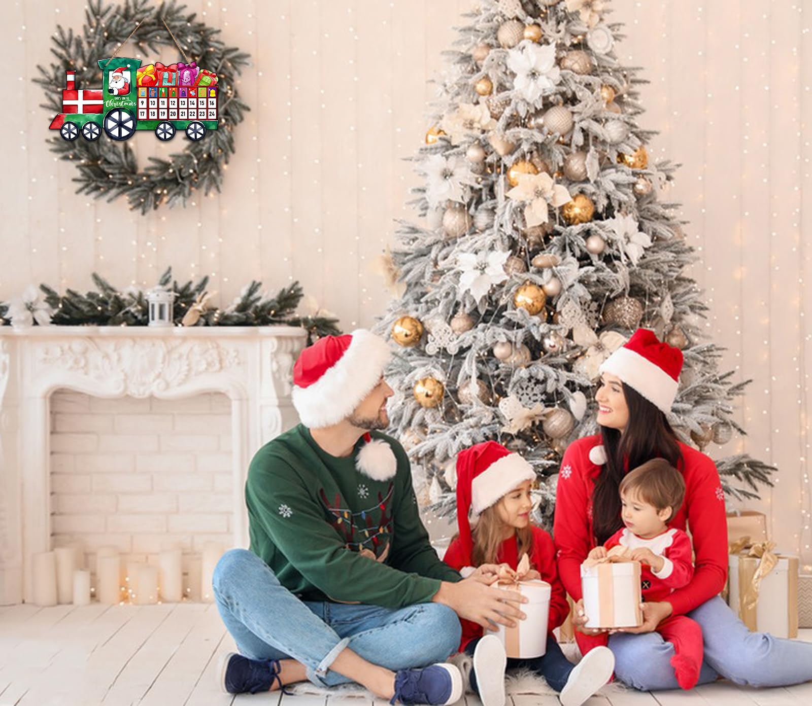 D24Time Christmas Advent Calendar 2023 Santa And Train Days Until Christmas Countdown Calendar Gifts For Kids Christian Advent C
