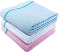Mk weaves Cotton Gamcha Bath Towels 250 GSM Multicolored (Set of 3, 31 X 65 Inch) Light Weight
