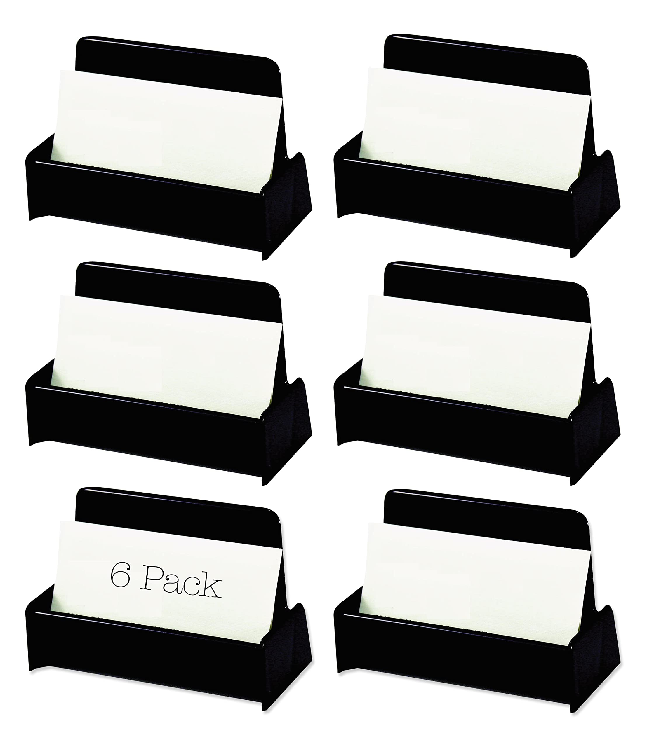 Business Card Holder For Desk, Business Card Holders Display Plastic Business Card Stand, Desktop Business Card Holders For Exhi