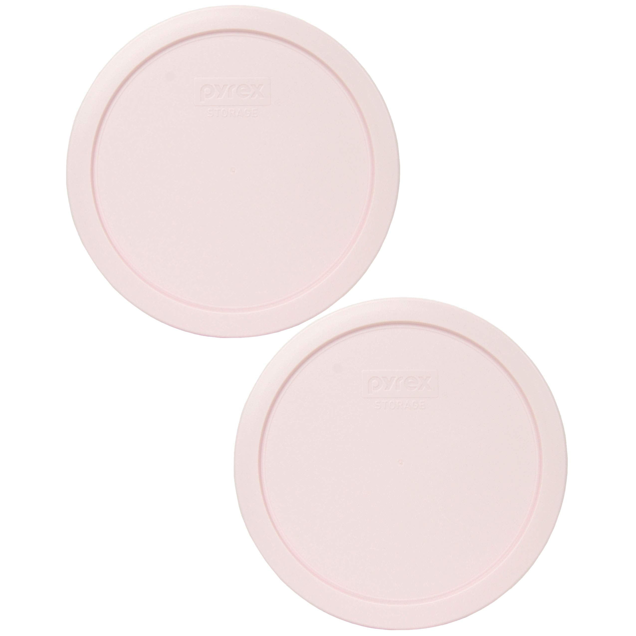 Pyrex 7402-PC 6/7 Cup Loring Pink BPA-Free Plastic Lid (2-Pack) - Made in USA