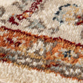 HomeRoots 531788 8 x 10 ft. Beige Floral Medallion Power Loom Rectangle Area Rug