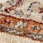 HomeRoots 531788 8 x 10 ft. Beige Floral Medallion Power Loom Rectangle Area Rug
