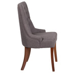Flash Furniture HERCULES Paddington Series Grey Fabric Tufted Chair