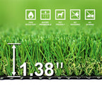 Sunvilla 6Ftx8Ft Realistic Indoor/Outdoor Artificial Grass/Turf 6 X 8 (48 Square Ft), Green/Olive Green/Yellow