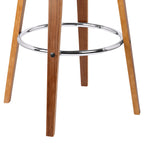 Armen Living Julyssa Mid-Century Swivel Bar stool, 30", Brown