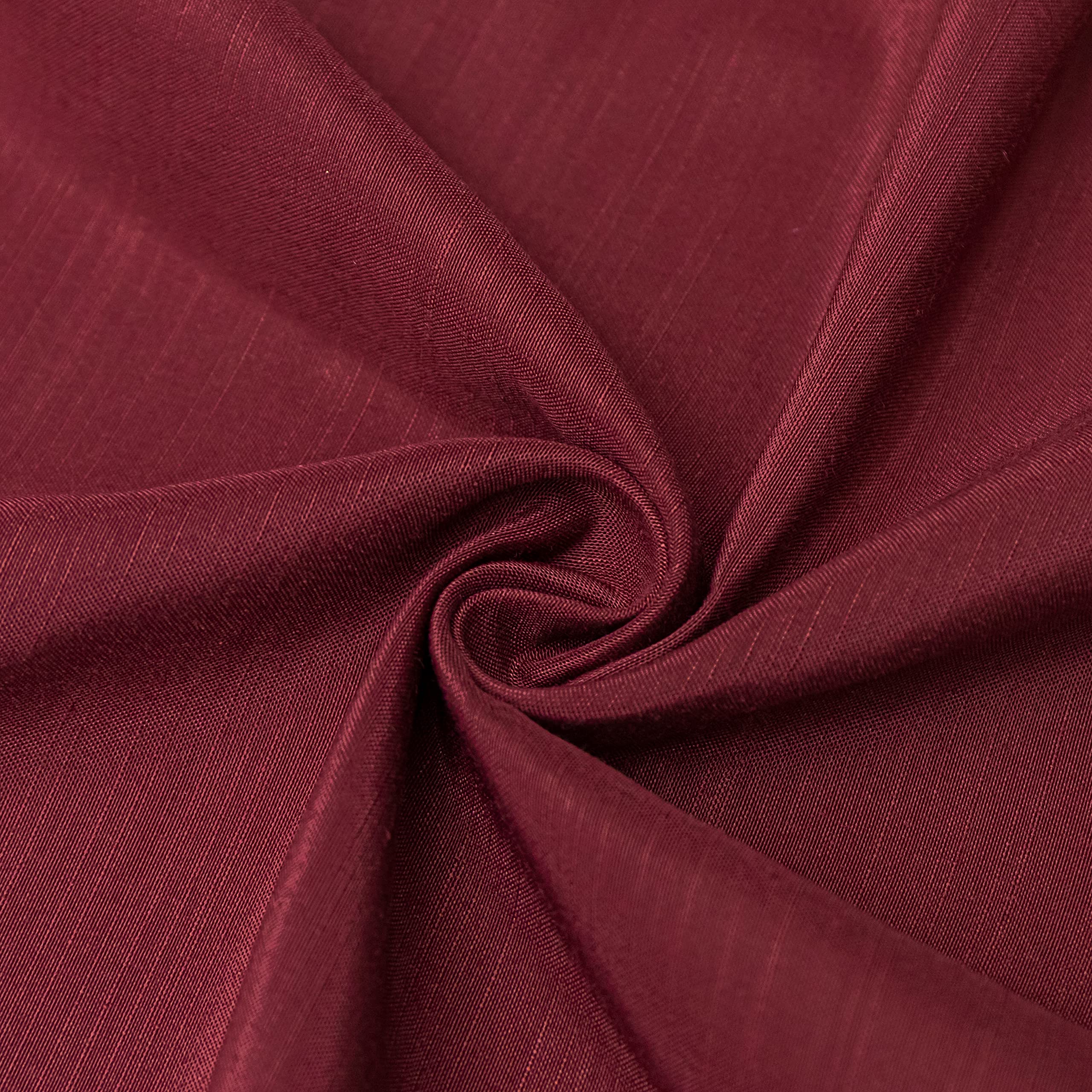 Biscaynebay Wrap Around Bed Skirts For Full & Full Xl Beds 15' Drop, Burgundy Adjustable Elastic Dust Ruffles Easy Fit Wrinkle